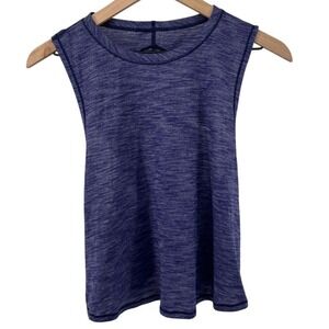 Lululemon Women‎ 4 Fast As Light Muscle Tank Top Seawheeze Purple Training *READ